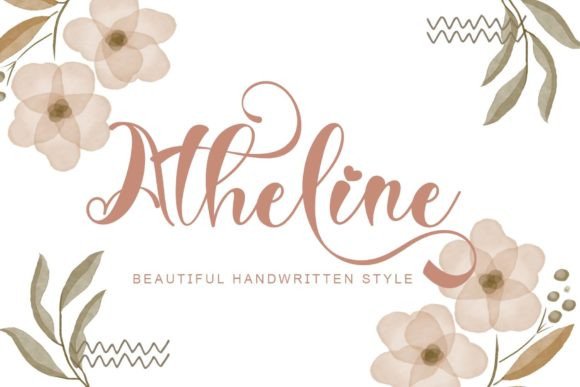 Atheline: A Handwritten Font for Elegant Branding