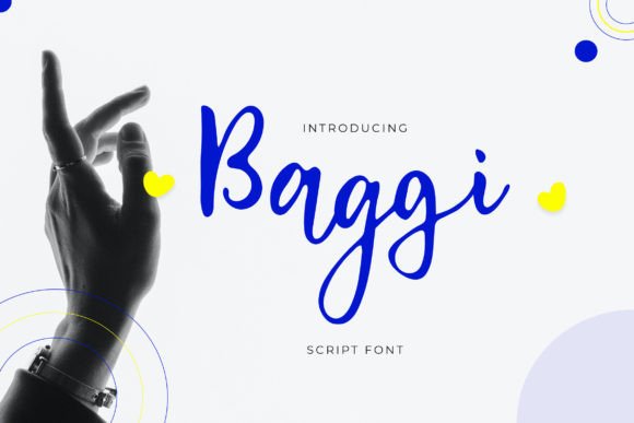 Baggi: The Script Font for Scroll-Stopping Visuals
