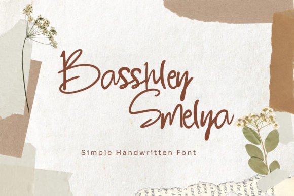 Basshley Smelya: A Handwritten Font for Modern Web Design