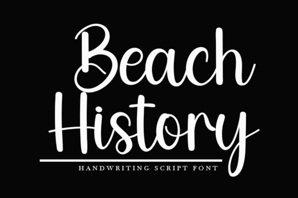 Beach History Font for Modern Web Design