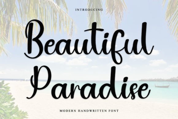 Beautiful Paradise Font for Elegant Branding