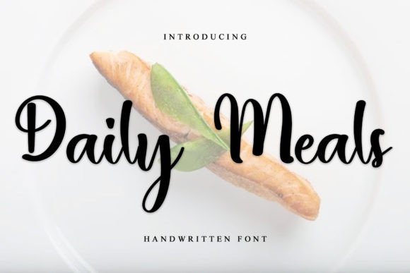 Daily Meals Font Review for Web Design