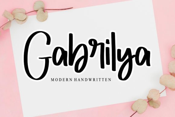 Gabrilya Font: Elevate Your Campaign Visuals