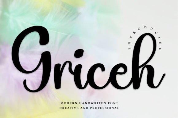 Griceh Font: Elevating Brand Identity with Handwritten Elegance