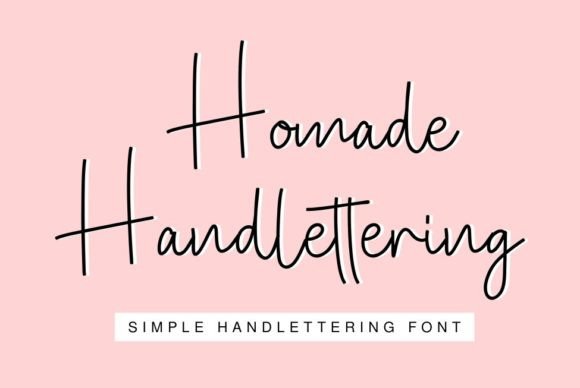 Homade Handlettering: A Versatile Script Font for Campaigns