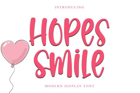 Hopes Smile: A Handwritten Font for Modern Web Design