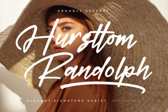 Hursttom Randolph: An Elegant Script Typeface for Branding