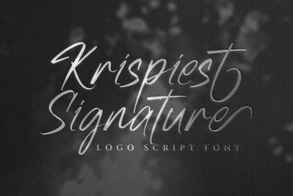 Krispiest Signature Font for Digital Design
