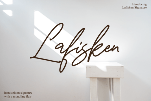 Lafisken: A Timeless Script Font for Editorial Design