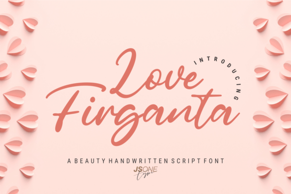 Love Firganta: A Stylish Script Font for Crafters