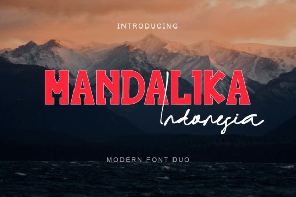 Mandalika Indonesia: A Premium Script Font for Modern Brands