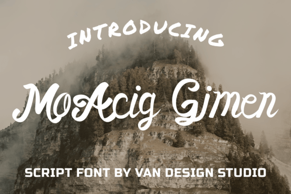 Moacig Gimen: A Handwritten Typeface for Editorial Calm