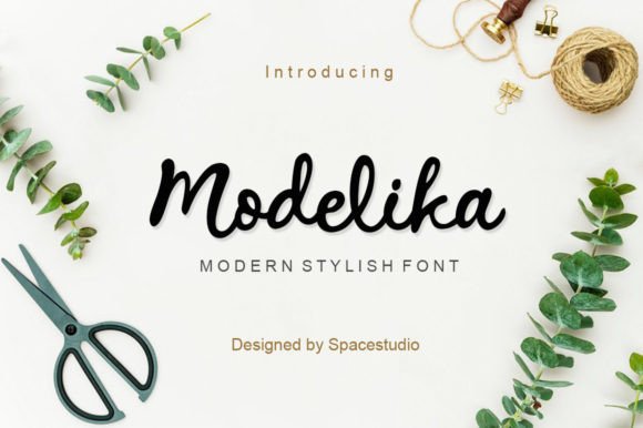 Modelika Font Review: Elegant Script for Branding