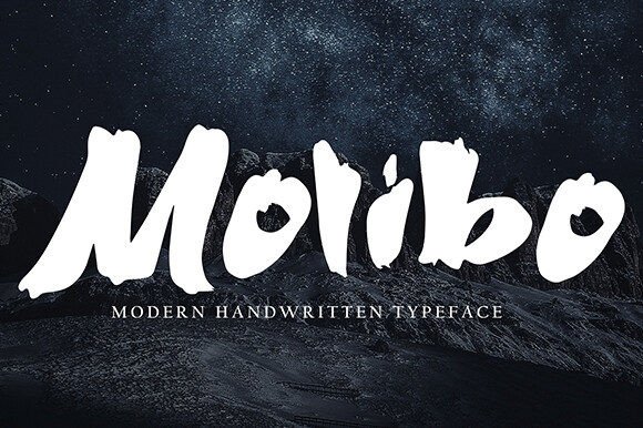 Molibo: A Handwritten Font for Modern Web Design