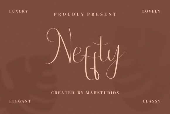 Neffty: A Handwritten Font for Polished Branding
