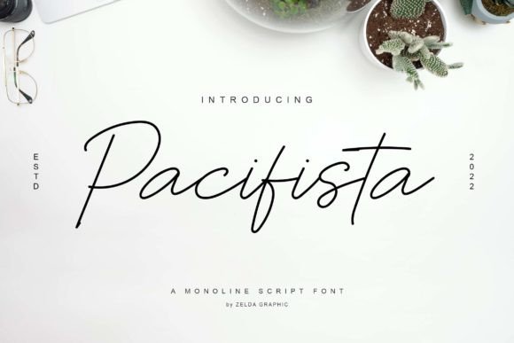 Pacifista: An Elegant Handwritten Font for Web Design