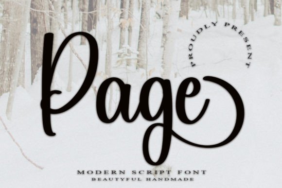 Page: A Handwritten Font for Editorial Design