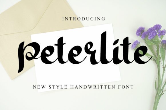 Peterlite: A Sweet Handwritten Font for Modern Brands