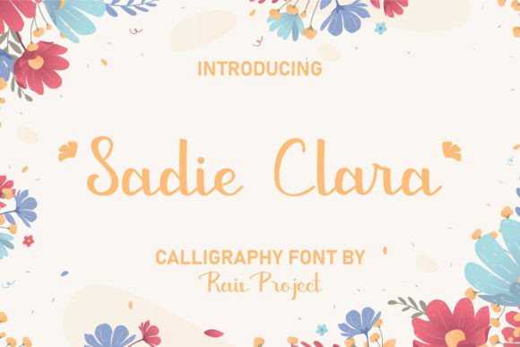 Sadie Clara: A Script Font for Editorial Design