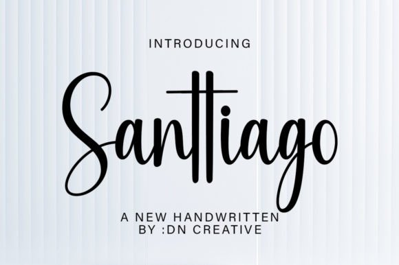 Santtiago: A Timeless Handwritten Font for Editorial Design