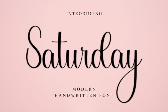 Satuyrday Font Review: A Timeless Handwritten Typeface