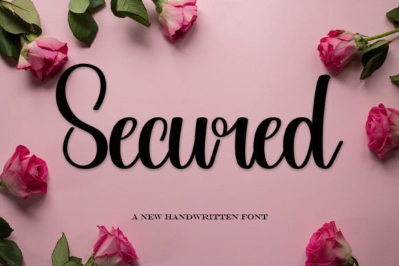 Secured: The Handwritten Font for Crafters