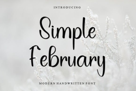 Simple February Font for Handmade Brands