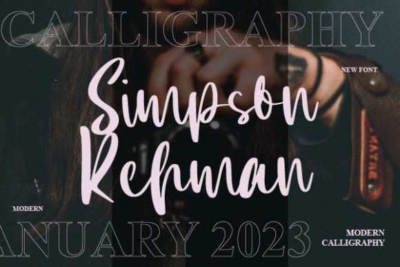 Simpson Rehman: A Handwritten Font for Digital Design