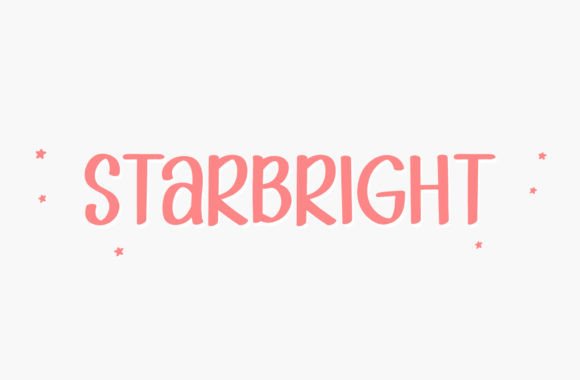 Starbright: A Handwritten Typeface for Modern Editorial Design