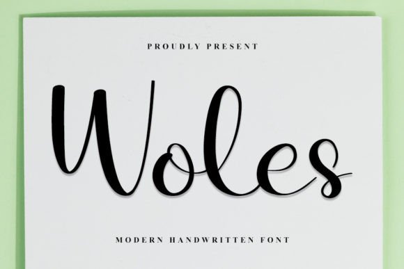 Woles: The Handwritten Font for Marketers