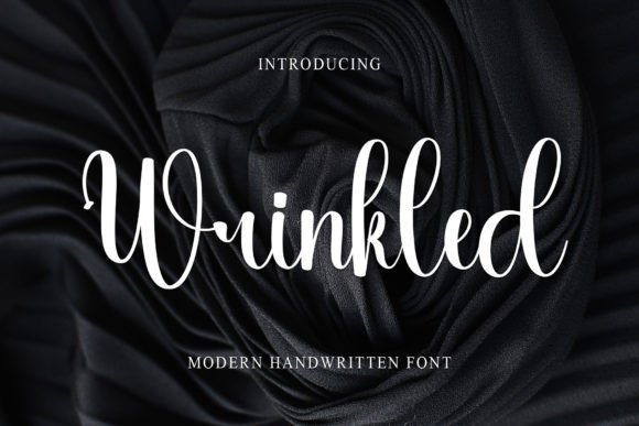 Wrinkled: The Handwritten Font for Scroll-Stopping Designs